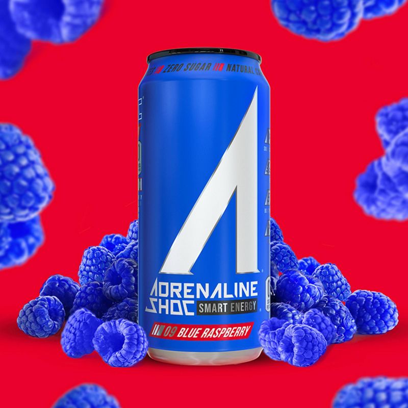 Adrenaline Shoc Blue Raspberry Energy Drink - 16 fl oz Can