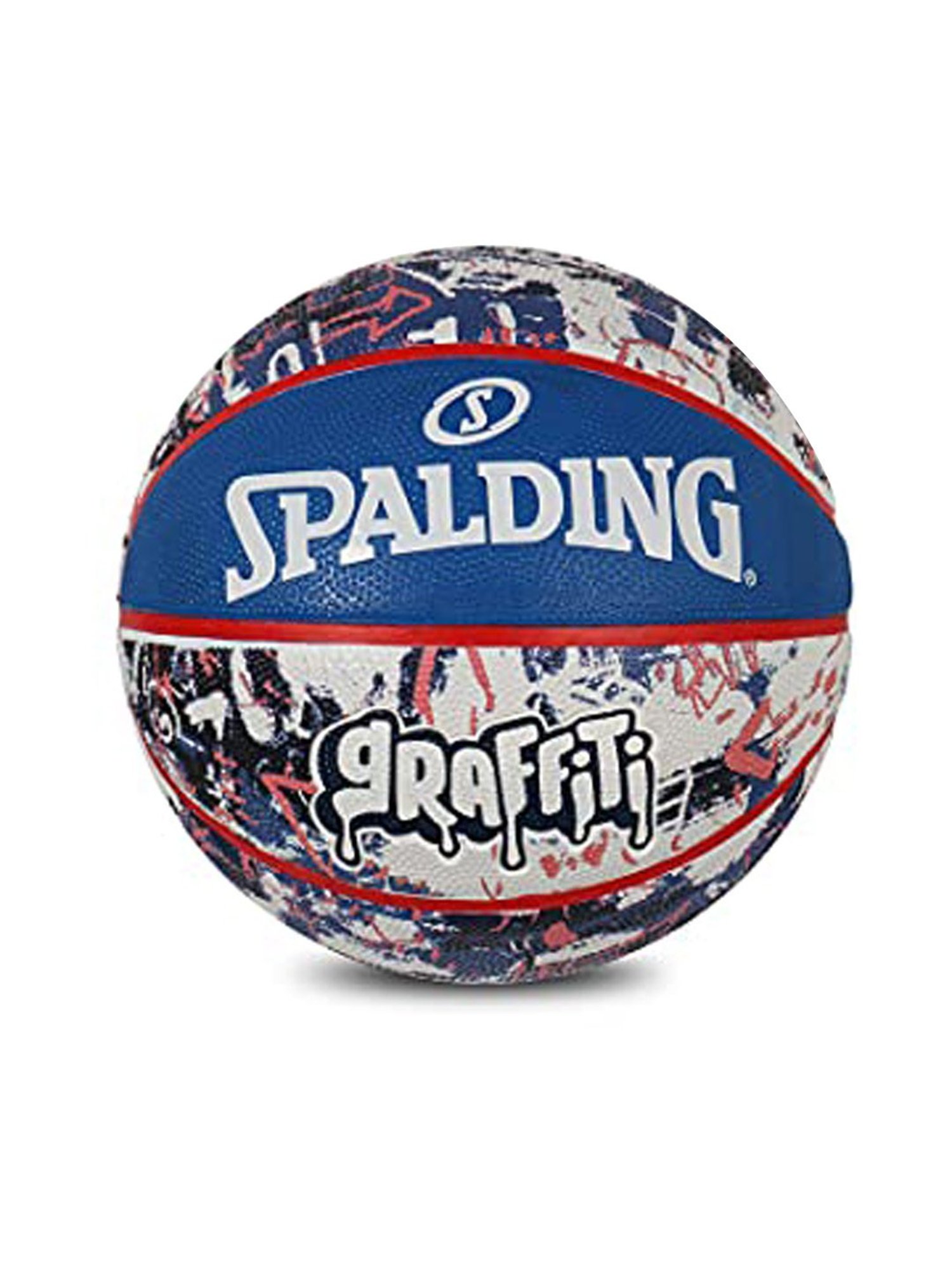 Spalding Graffiti Rubber Basketball (Blue) Size - 7