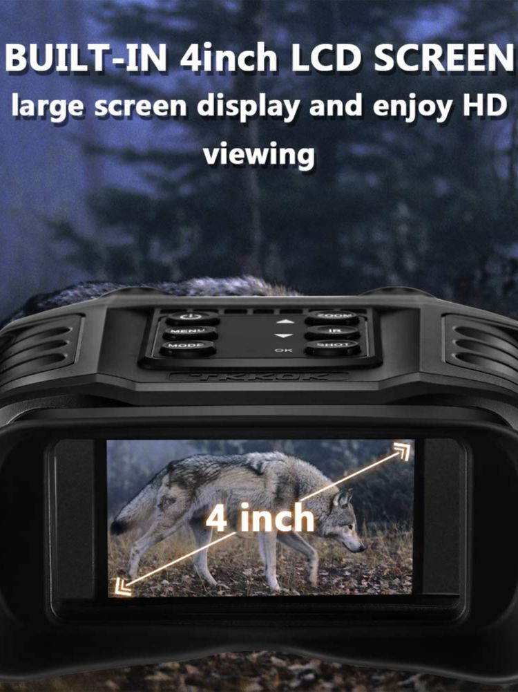 500M HD Night Vision Binoculars Cameras 20&times;31 Telescope Hunting Optical 850nm IR HD Night Vision Binocular Night