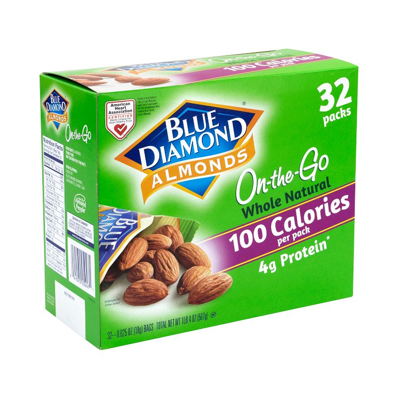Blue Diamond Whole Natural Almonds - 20oz - 32ct