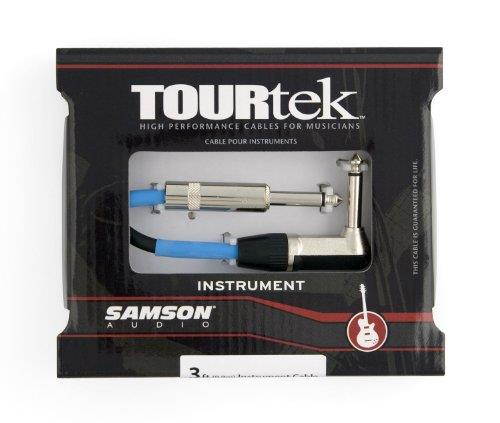 Samson TIL3 Tourtek Instrument Cable (Right Angle, 3 ft)