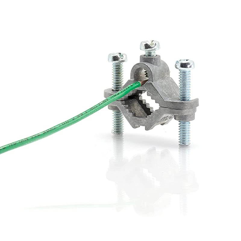 THHN Wire - 14 AWG - 10 Feet - Solid Copper Grounding Wire, Proudly Made in America - Ground Protection Satellite Dish Off-Air TV Signal - UV Jacketed Antenna Electrical Shock