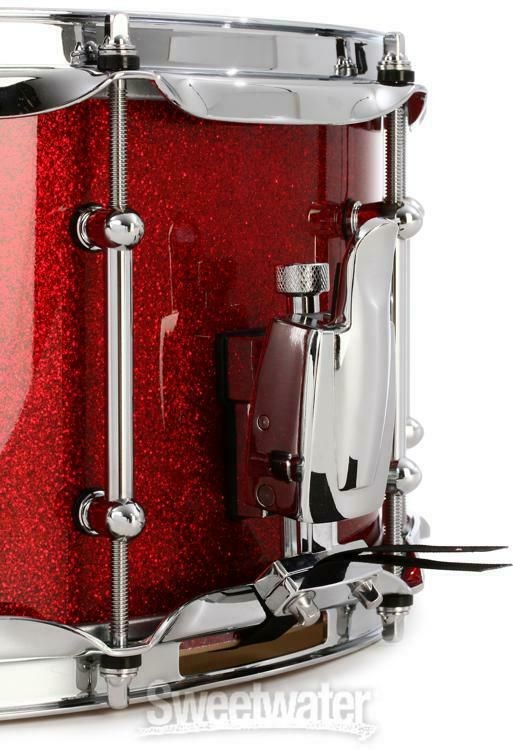 ddrum Dios Maple Snare Drum - 6.5" x 14" - Red Cherry Sparkle
