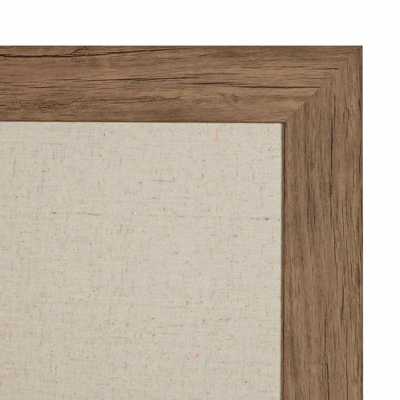 18" x 27" Beatrice Pinboard Rustic Brown - DesignOvation