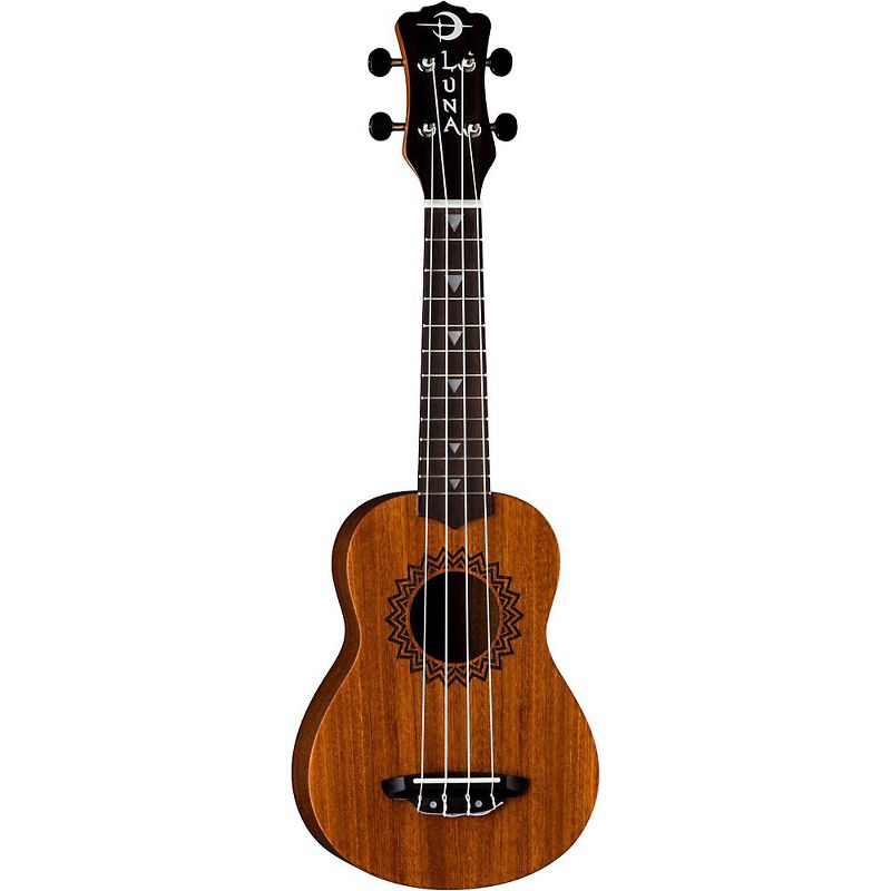 Luna Guitars Soprano Vintage Mahogany Ukulele Natural