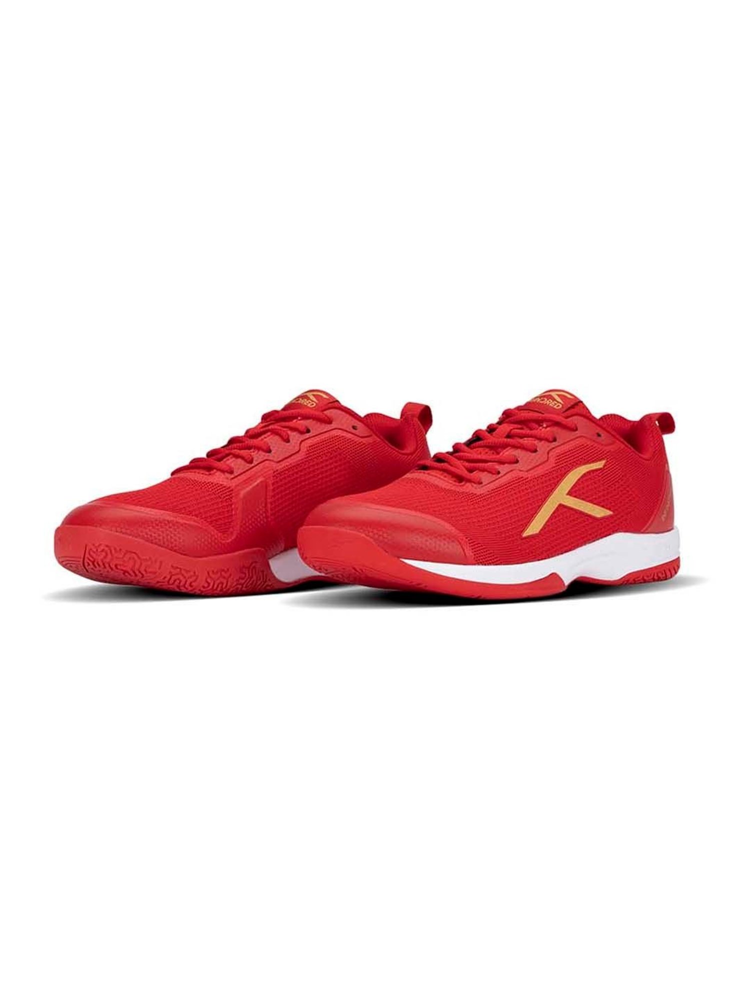 Hundred Men's Infiity Pro Red Indoor Court Shoes