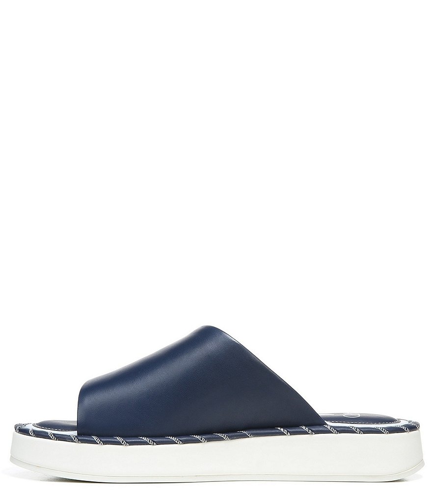 Sarto by Franco Sarto Zoe Leather Platform Slides