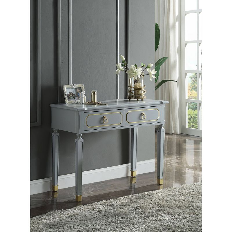 Marchese Vanity Table Pearl Gray - Acme Furniture