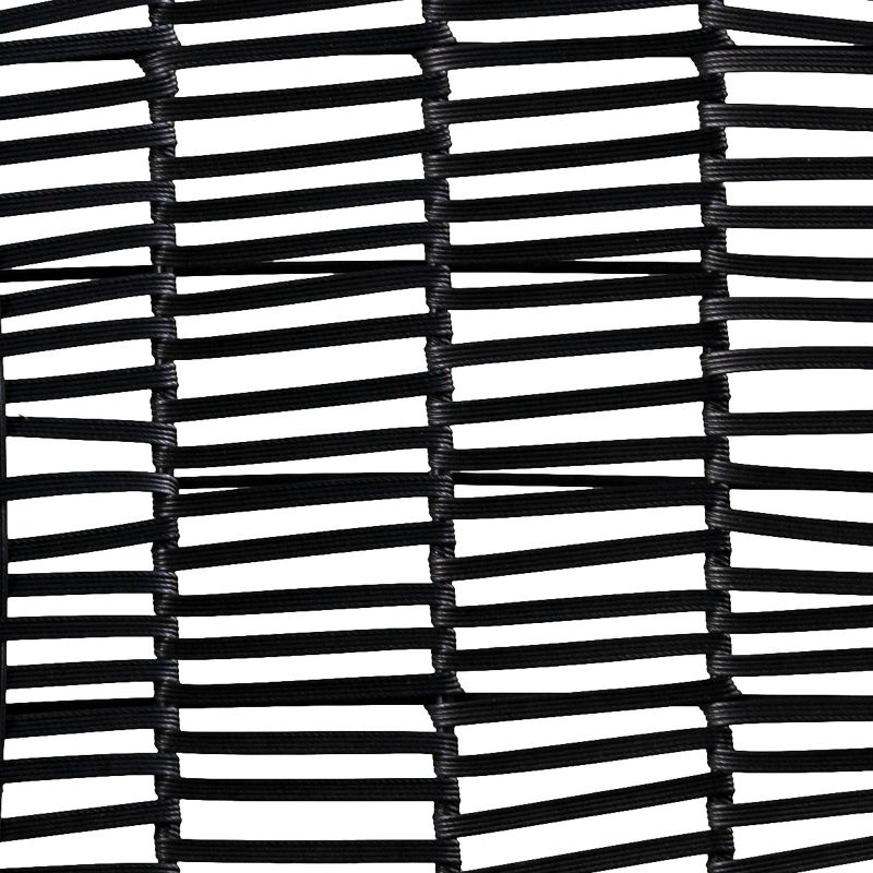 Chartish 2pk All-Weather Patio Stools - Black - Aiden Lane