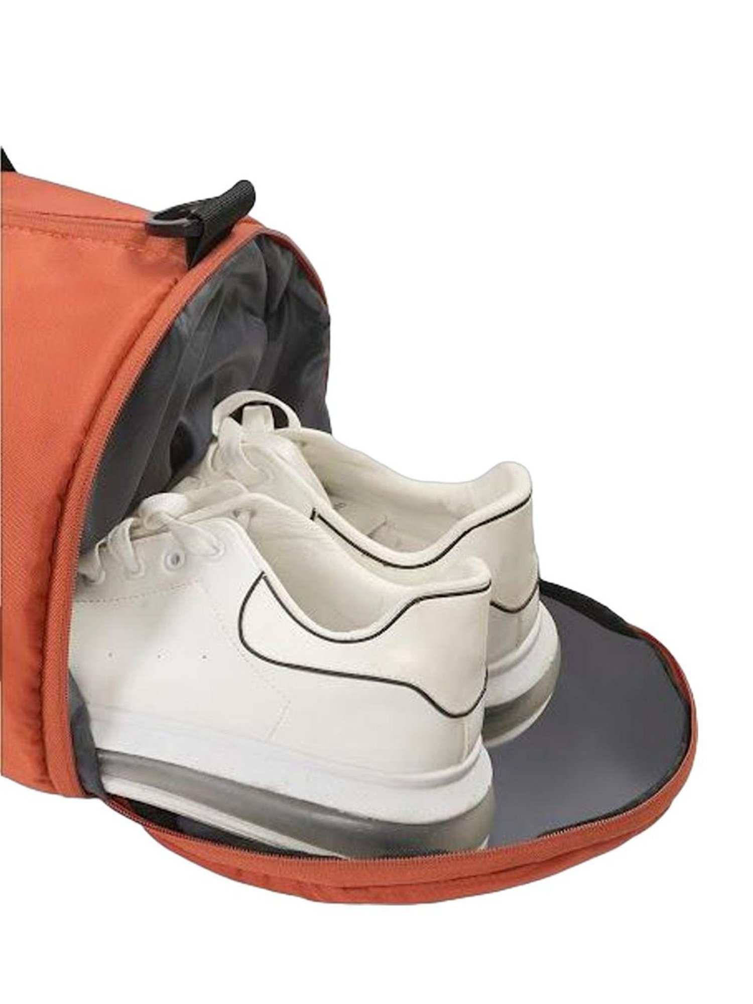 Aeropostale Dryden Orange Polyester Printed Duffle Bag