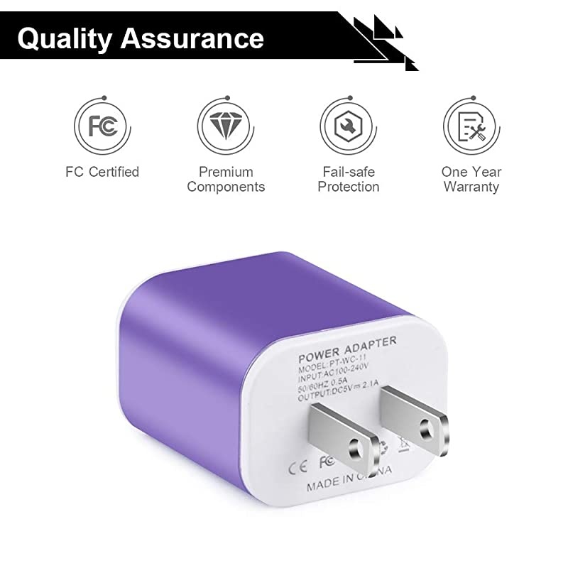 Charging Block, Charger Plug+6ft Micro Cable Android Fast Charger Compatible with Samsung Galaxy S7 S6 Edge J8 J6 J5 J4 J3 J2 J7 V/Sky Pro/Crown/Star/Refine, LG Stylus 3/Stylo 3 2, Kindle fire