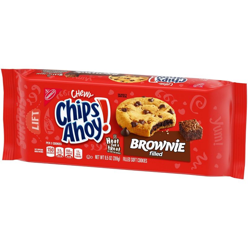 Chips Ahoy! Chewy Brownie Filled Chocolate Chip Cookies - 9.5oz