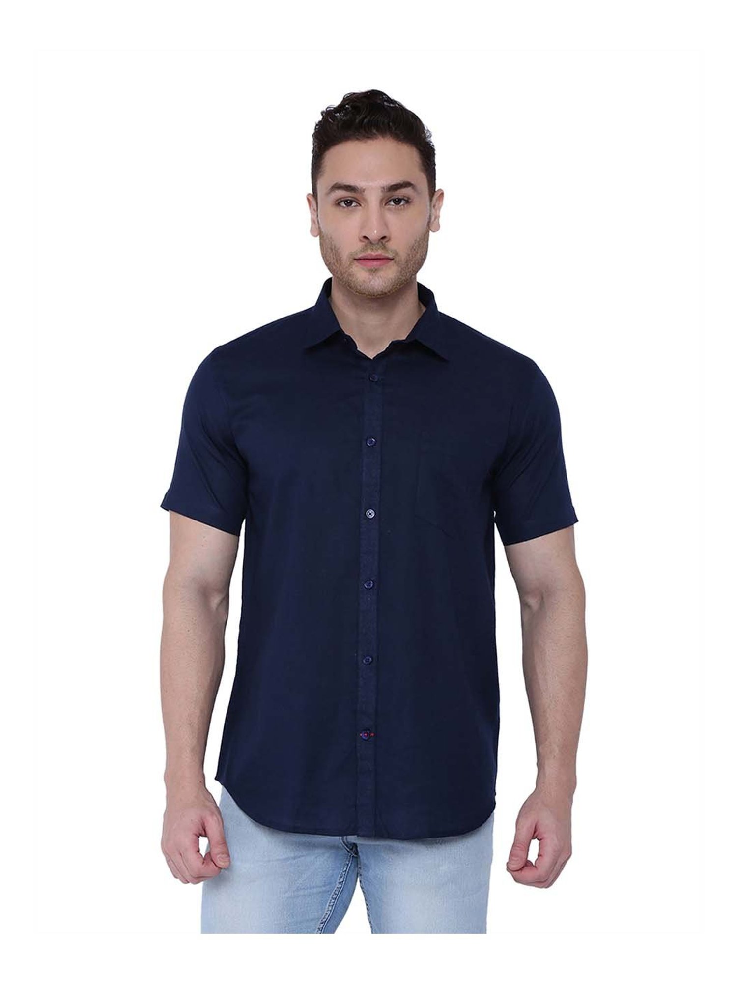 Southbay Navy Regular Fit Shirt