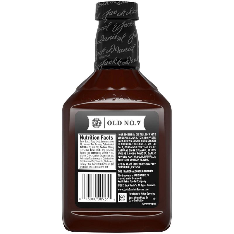 Jack Daniel's Original No. 7 Recipe Barbecue Sauce - 19oz
