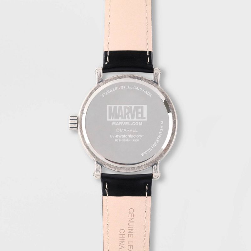 Men's Marvel Knight Present Punisher Antique Watch - Black