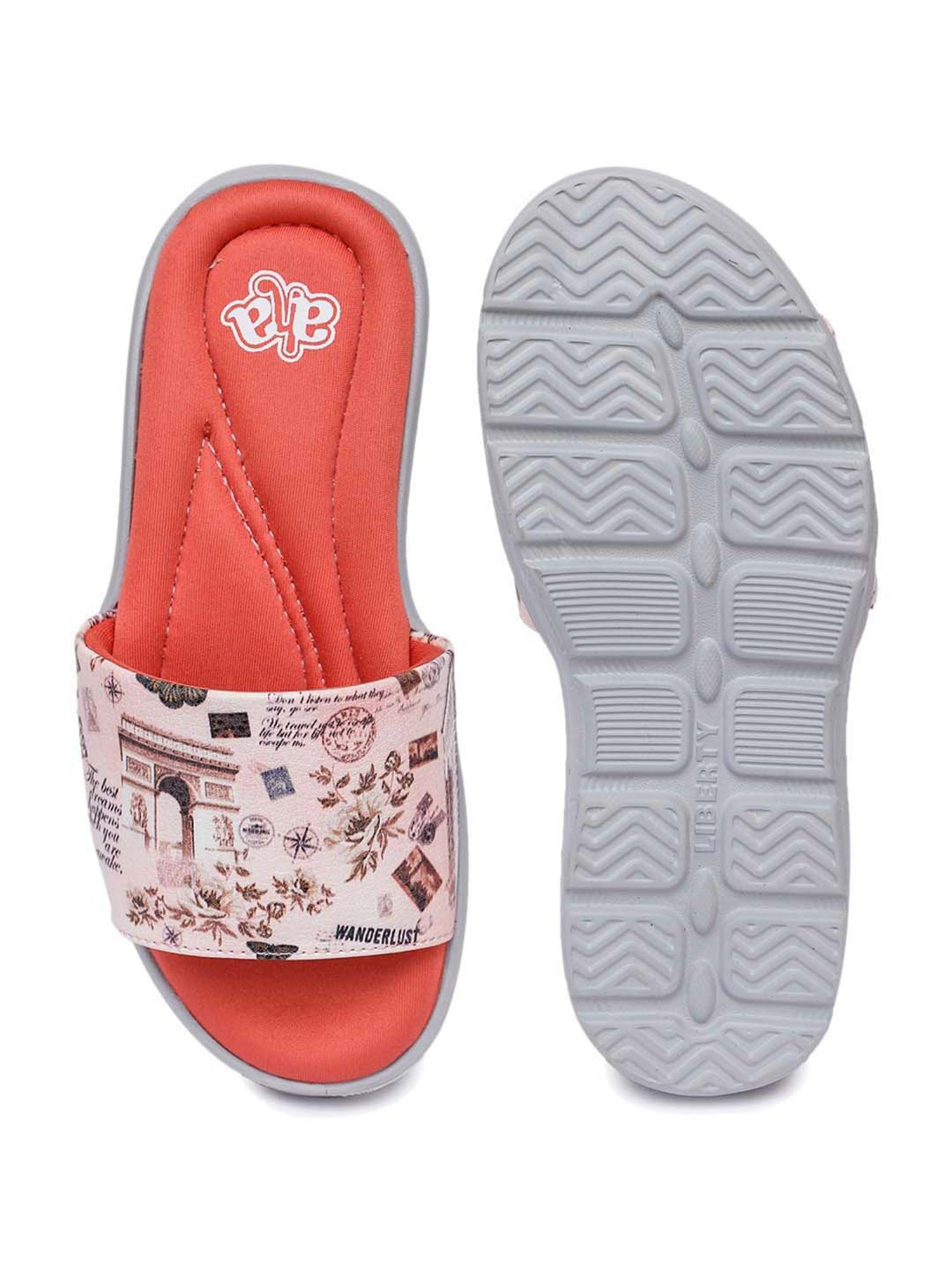 Aha by Liberty Women's Blush Pink Slides