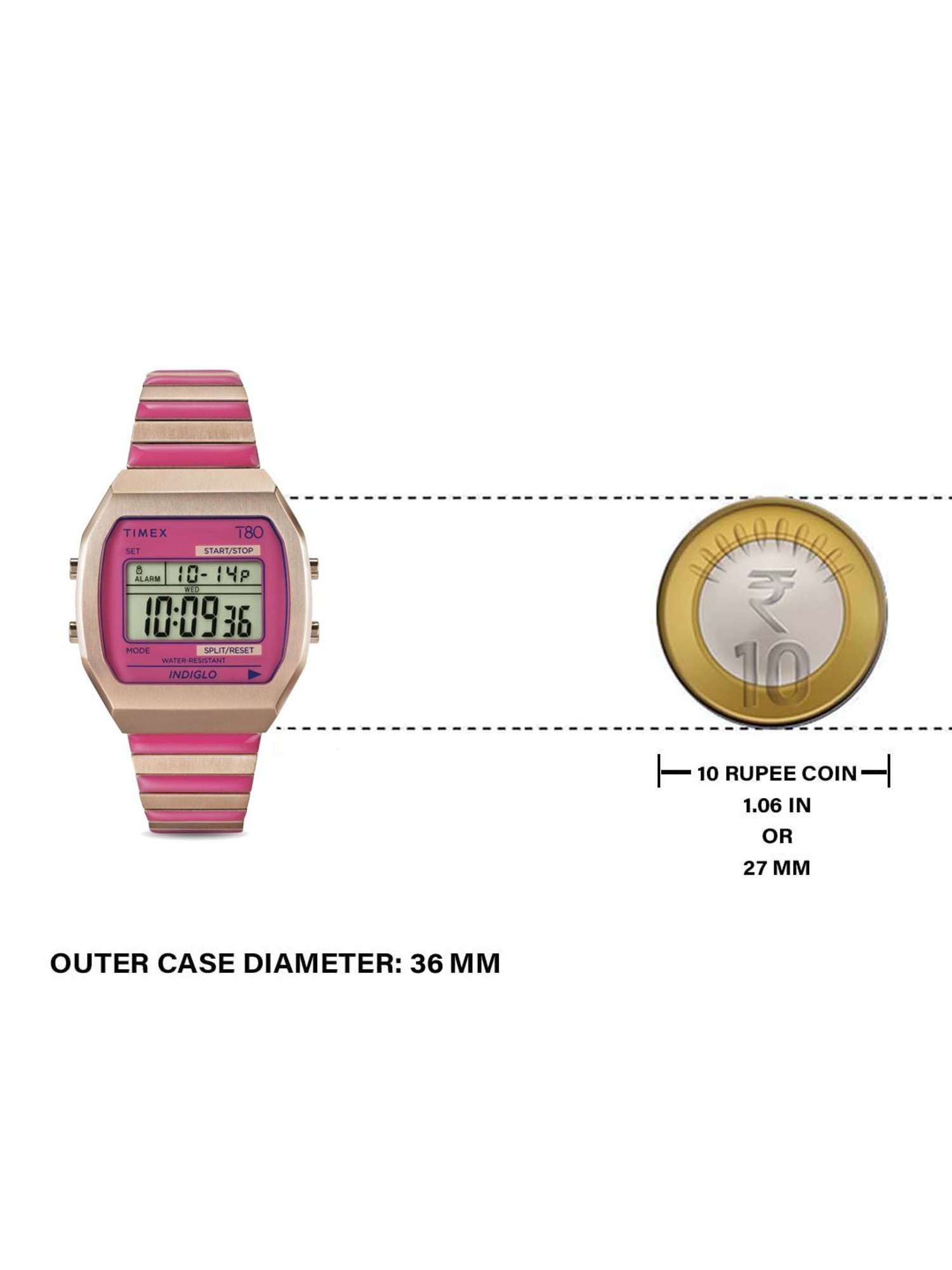 Fastrack NR68027PP04 Street Line Digital Watch for Women