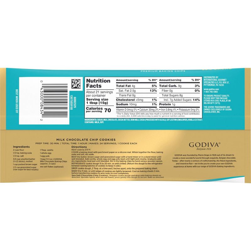 Godiva Milk Chocolate Morsels - 11.5oz