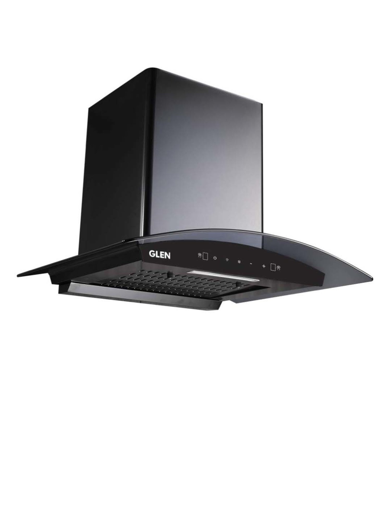 Glen CH6060BLAC60 1200CMH 60cm Wall Mounted Chimney (Black)