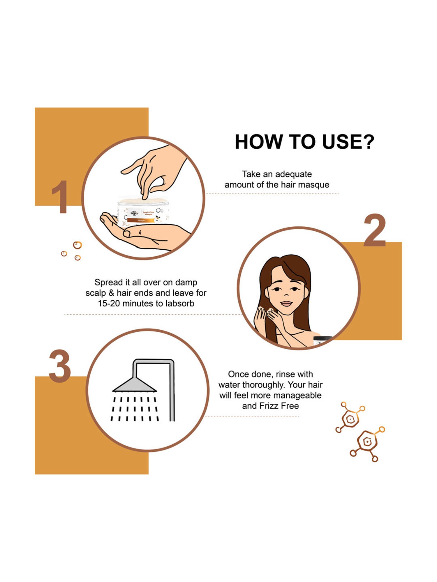 The Beauty Co. Apple Cider Vinegar Hair Mask - 200 gm