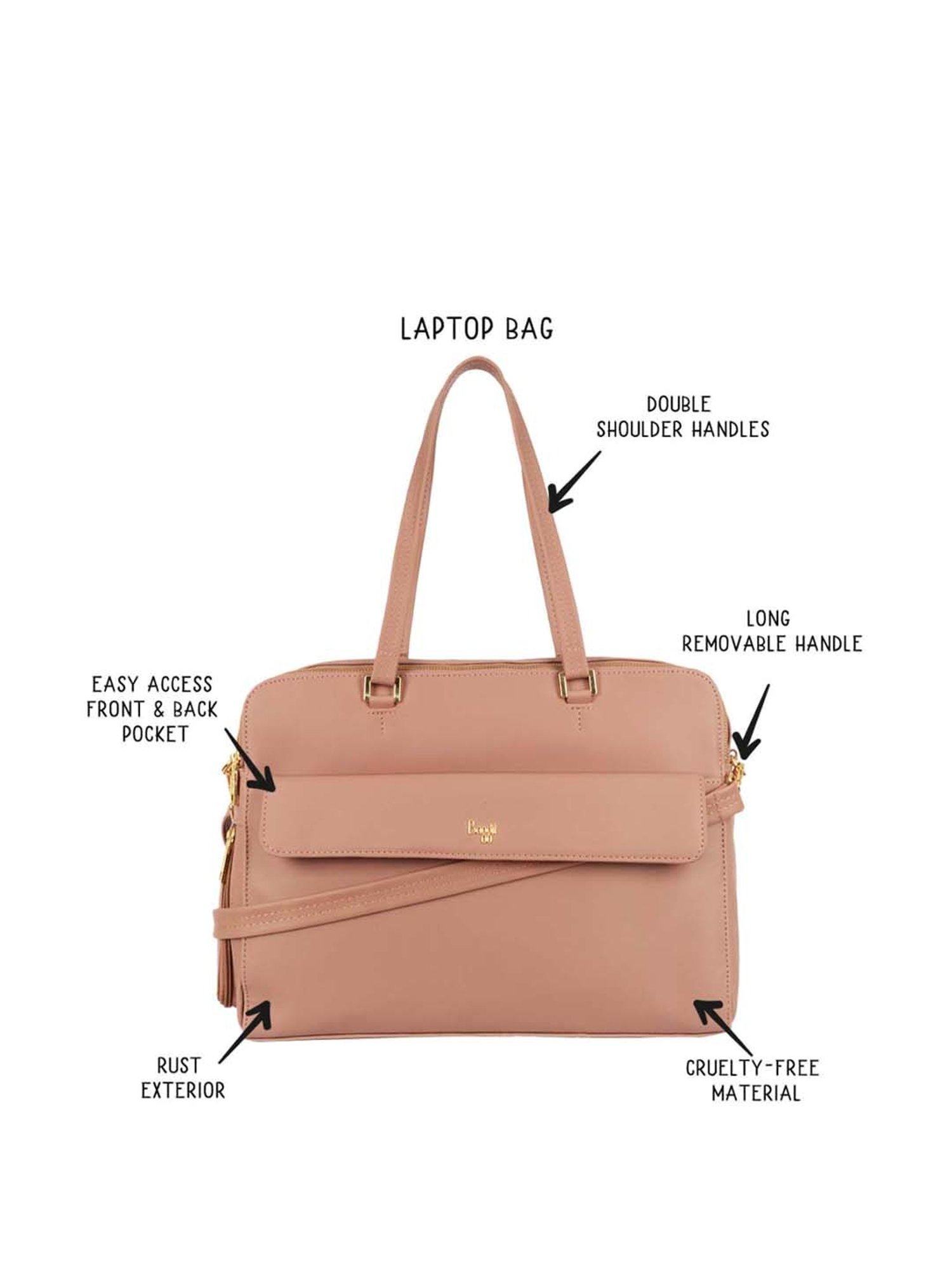 Baggit Pink Medium Messenger Bag