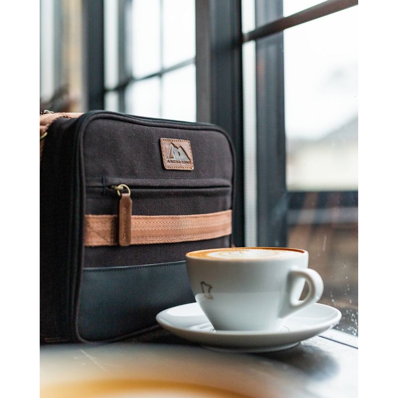 Arctic Zone Canvas Expandable Horizontal Lunch Box - Black