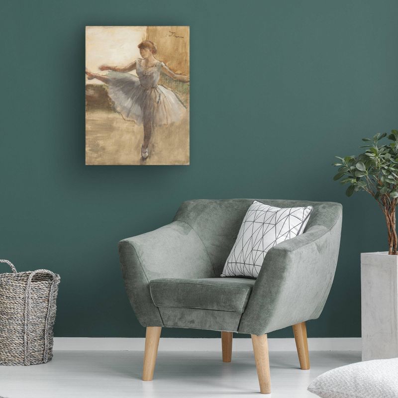 24" x 32" Edgar Degas 'The Ballerina' Unframed Wall Canvas - Trademark Fine Art