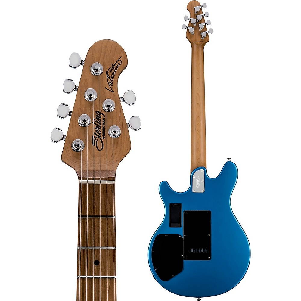 Sterling by Music Man Valentine Trem Electric Guitar Toluca Lake Blue