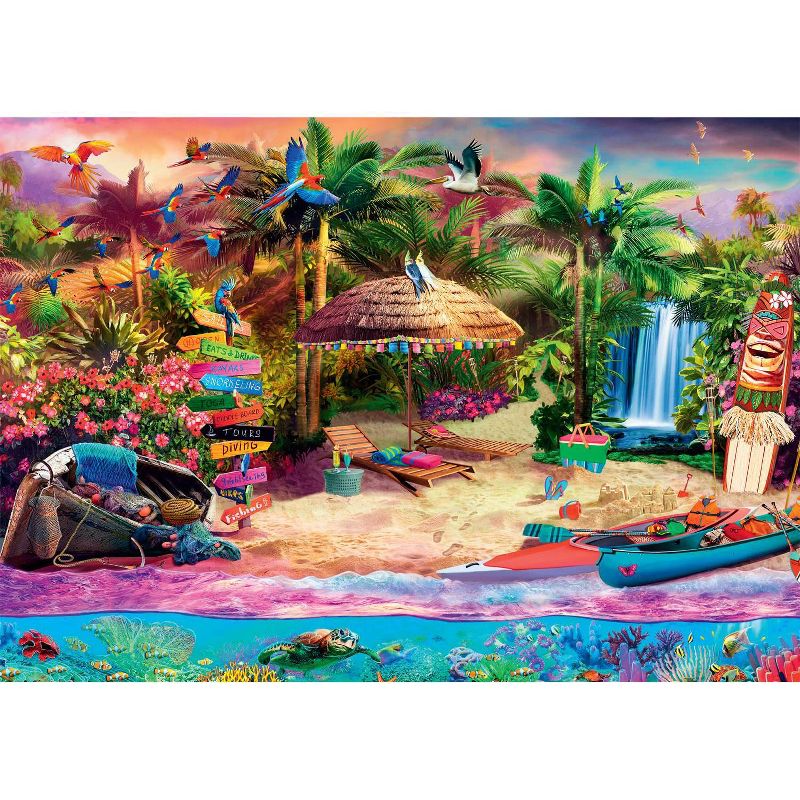 Buffalo Games Amazing Nature: Tropical Island Holiday Jigsaw Puzzle - 500pc