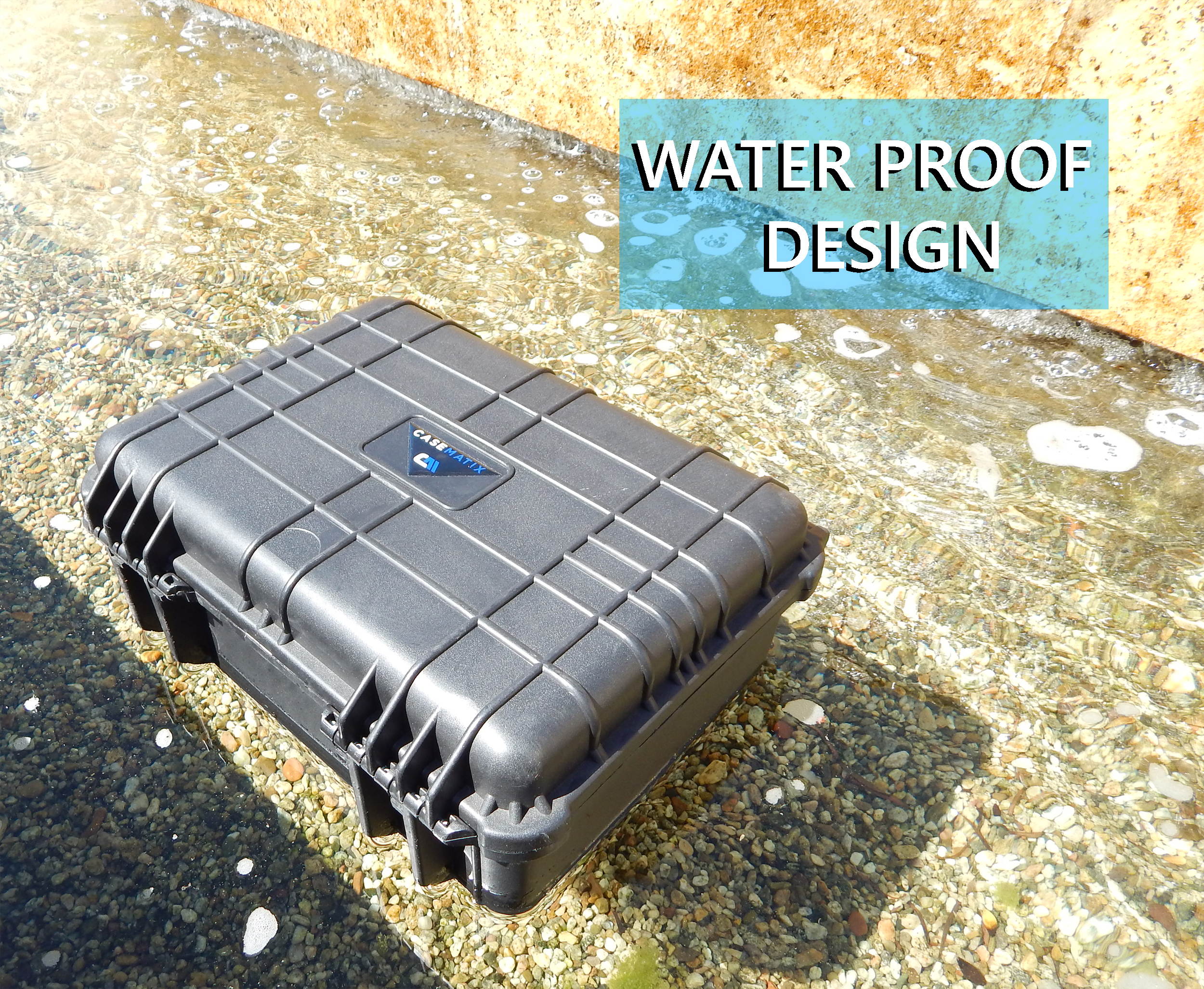 CASEMATIX ABOX Projector Case fits GooBang Doo ABOX T22 Upgraded 2400 Lumens Portable LCD Video Projector and Accessories Such as ABOX Remote and Cables