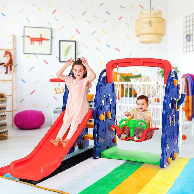 Funphix Climbing Gym Jungle Construction Buildable Indoor Outdoor Kids STEM Learning Toy Set Play Structure for Ages 2 through 12 Years, Multicolor