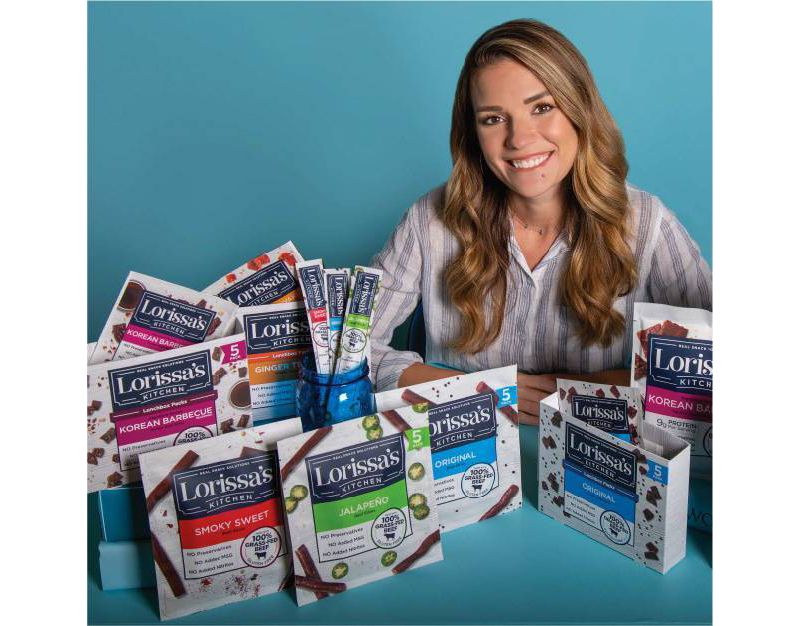 Lorissa's Kitchen Korean Barbecue Beef Steak Strips Jerky - 2.25oz