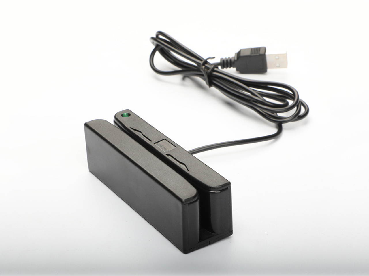 Lpyoo Credit Card Reader Portable USB 3-Track Magstripe Stripe MSR90 1/2/3 Tracks Credit Card Reader