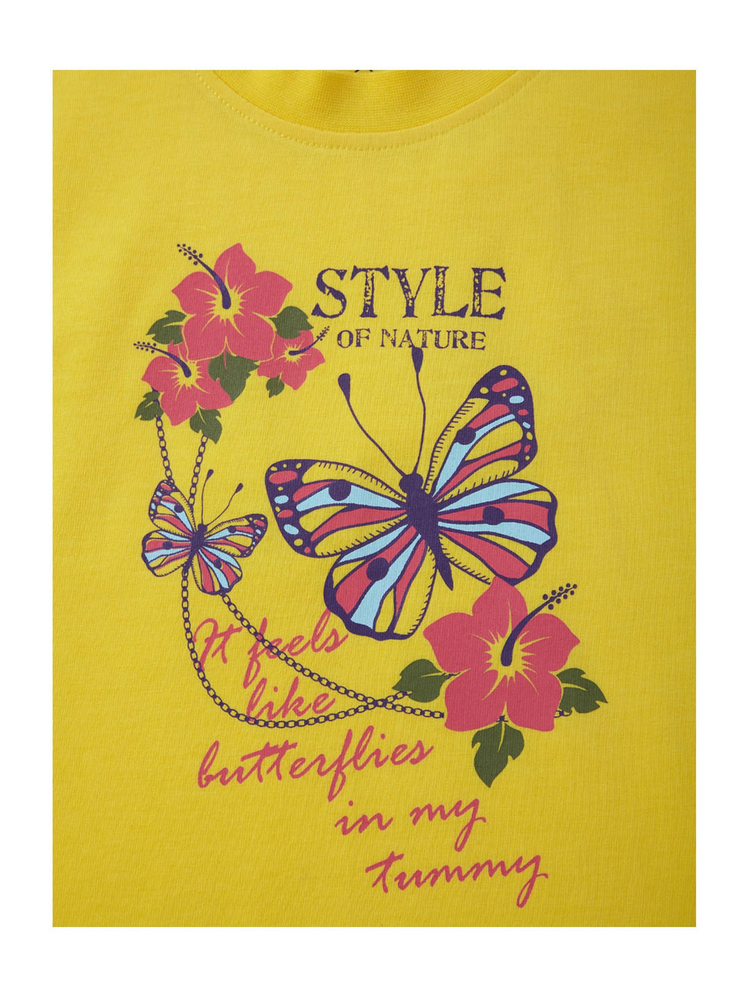 Cub McPaws Kids Yellow Printed  Top