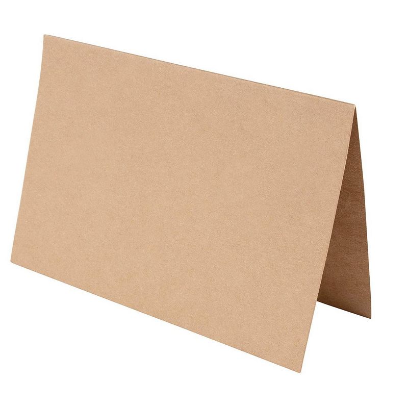 Sustainable Greetings 48-Pack Blank Kraft Paper Greeting Cards with Envelopes for DIY Cards (4 x 6 In)