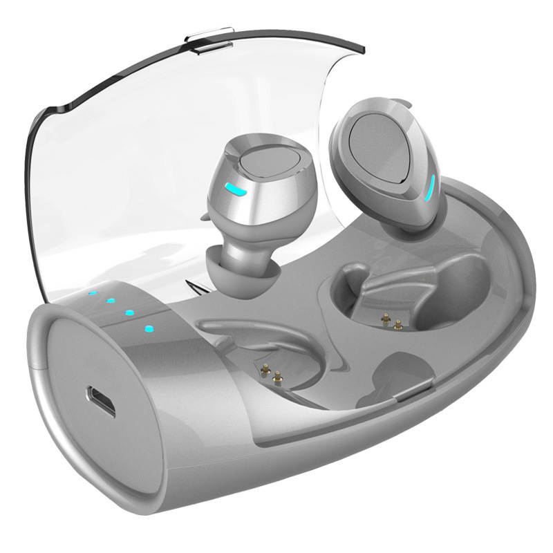Zgeer Bluetooth 4.2 Wireless TWS In Ear Stereo Bass Earphone Sports Headset,Microphone Charging Box