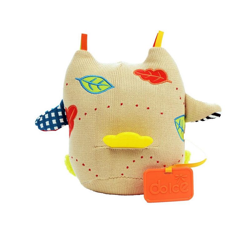 Dolce My First Owl Clock  Stuffed Animal And Plush Toy