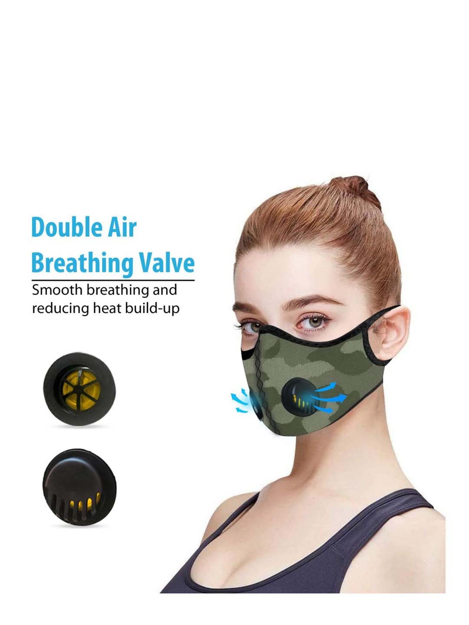 Lioncrown 4 Layered N95 Face Mask with Air Respirator