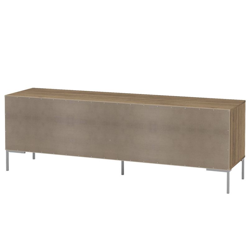 70" Greenwich TV Stand Walnut/White - Chique