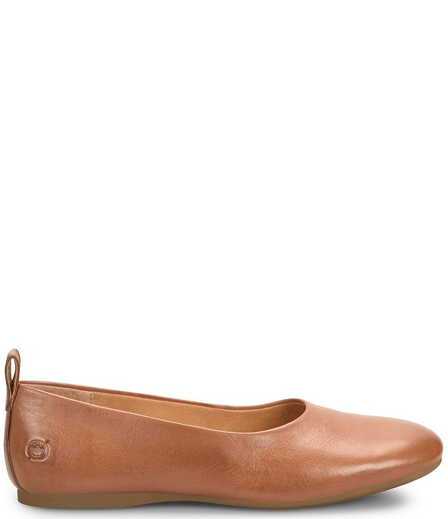 Born Beca Leather Slip-On Flats