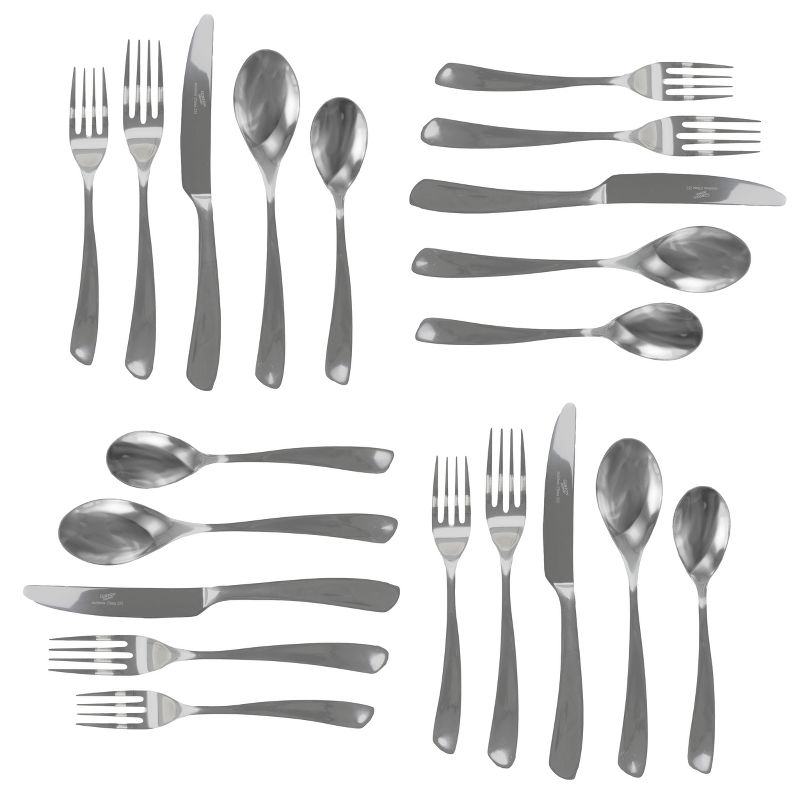 Gibson Home Blair 20 Piece Stainless Steel Flatware Set