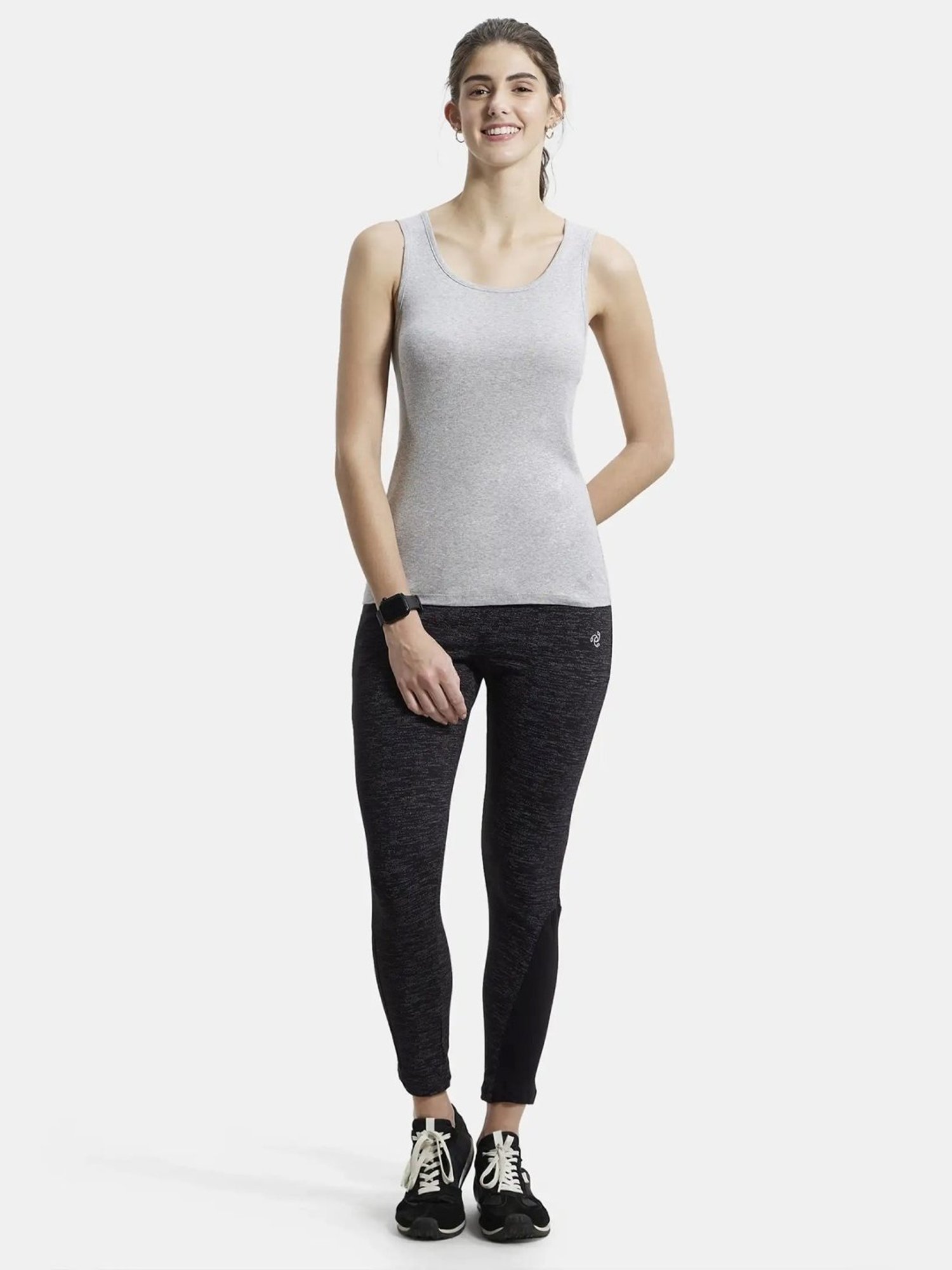 Jockey A113 Women's Super Combed Cotton Rib Fabric Slim Fit Solid Tank Top