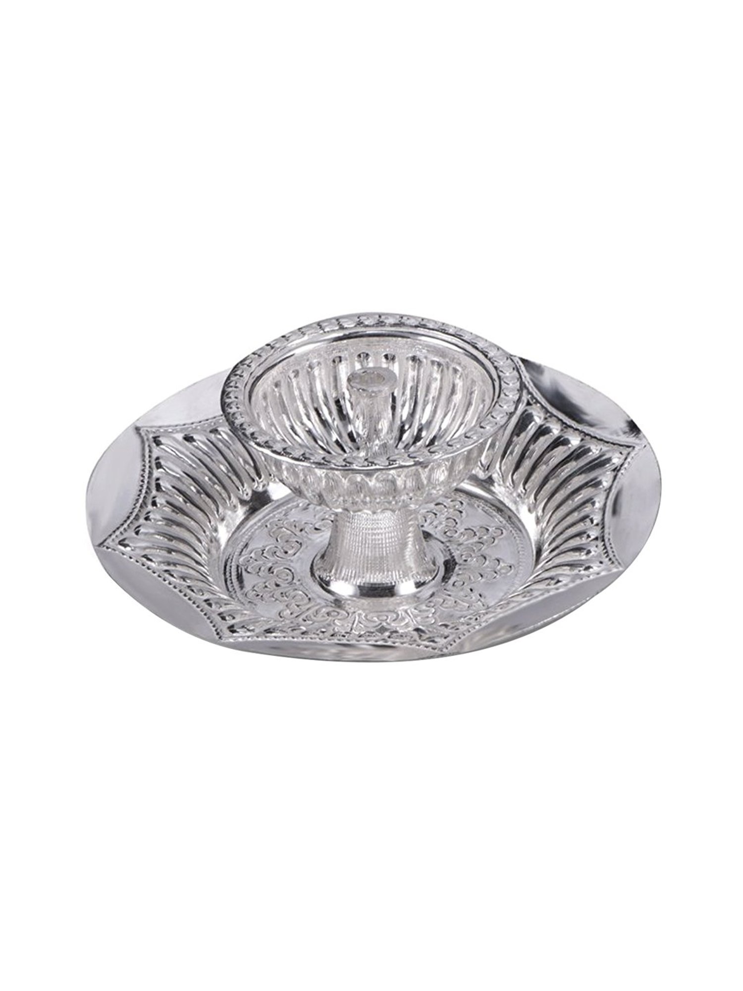 Joyalukkas 92.5 Sterling Silver Diya Stand - 55.61 gm