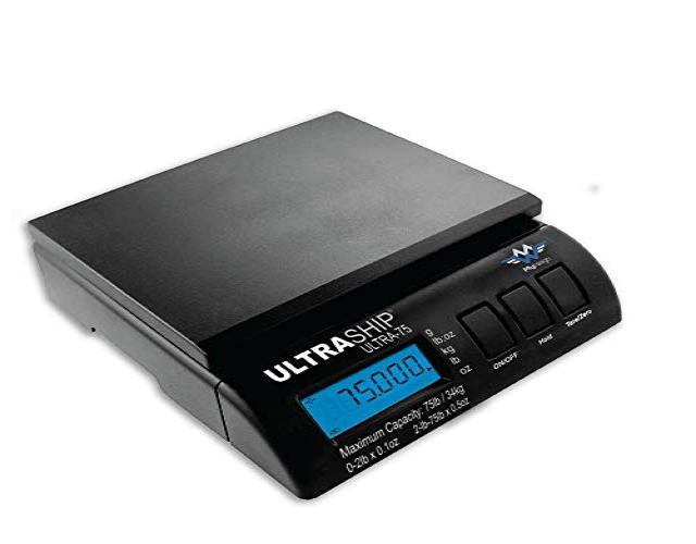 My Weigh Ultraship 75 Lb Electronic Digital Shipping Postal Kitchen Scale