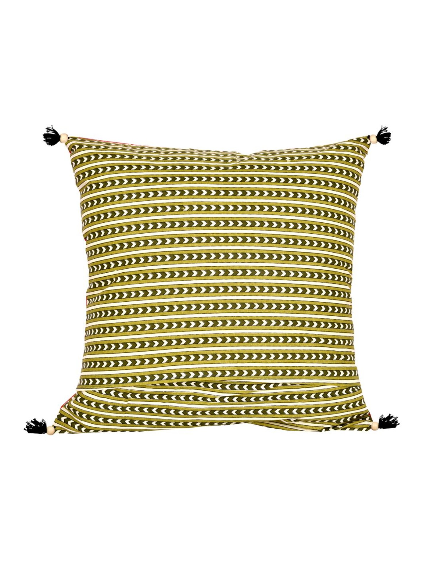 Living Roots Multicolor Cotton Cushion Covers - Set of 5