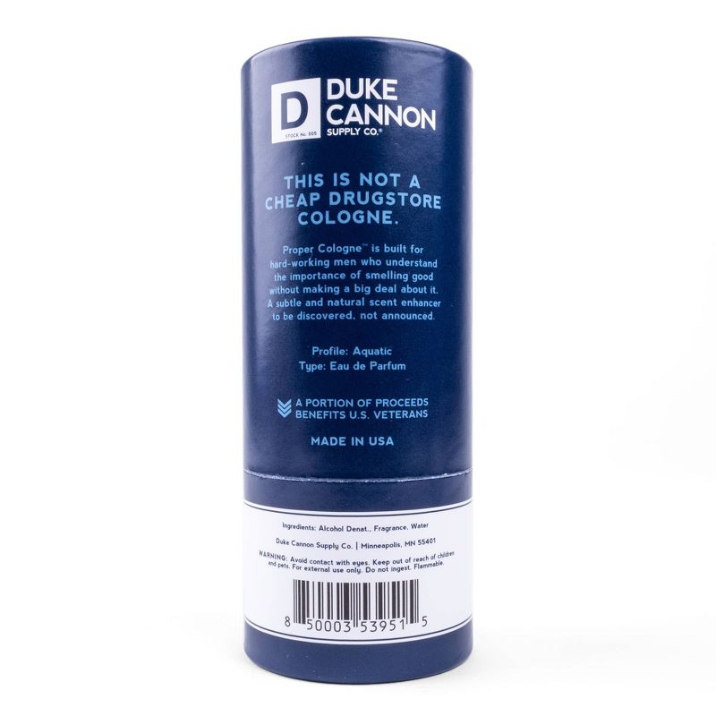 Duke Cannon Aquatic & Fresh Woods Seneca Men's Proper Cologne - 1.7 fl oz