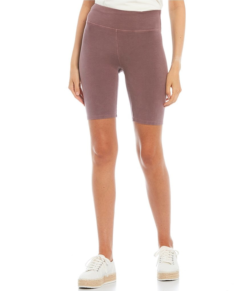 Fornia High Rise Leopard Biker Shorts