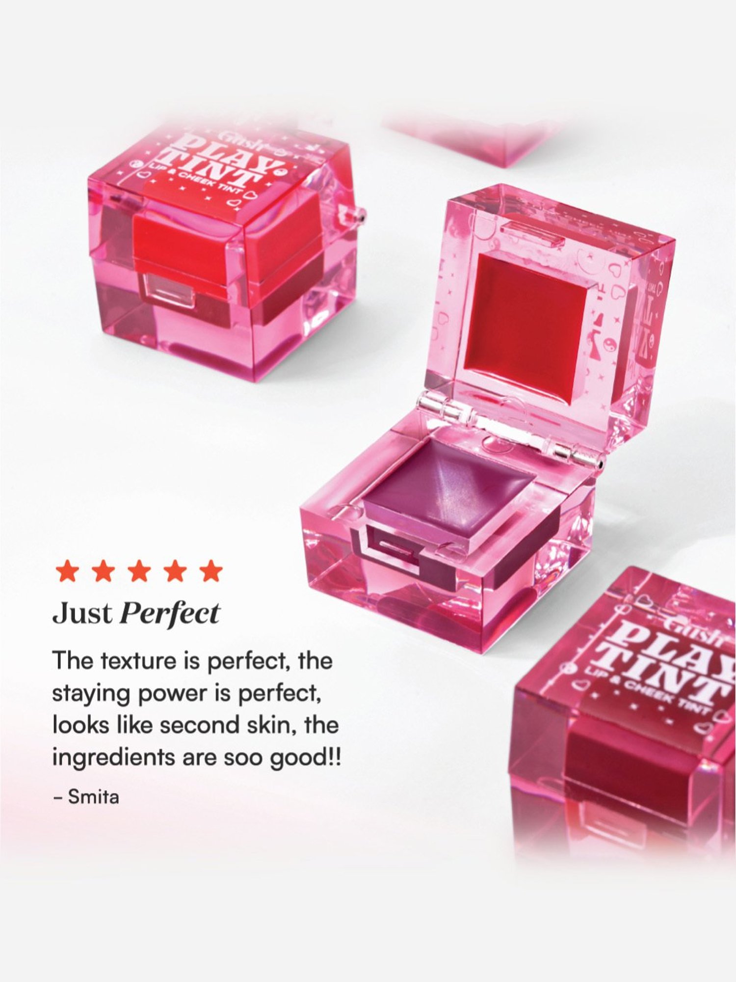 Gush Play Tint 2 In 1 Lip & Cheek Tint Jaw Breaker - 5 gm