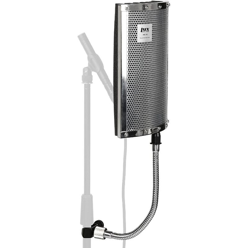 LyxPro VRI-40 Portable Acoustic Isolation Instrument Shield, Sound Absorbing, Reflection Panel with Heavy Duty Gooseneck