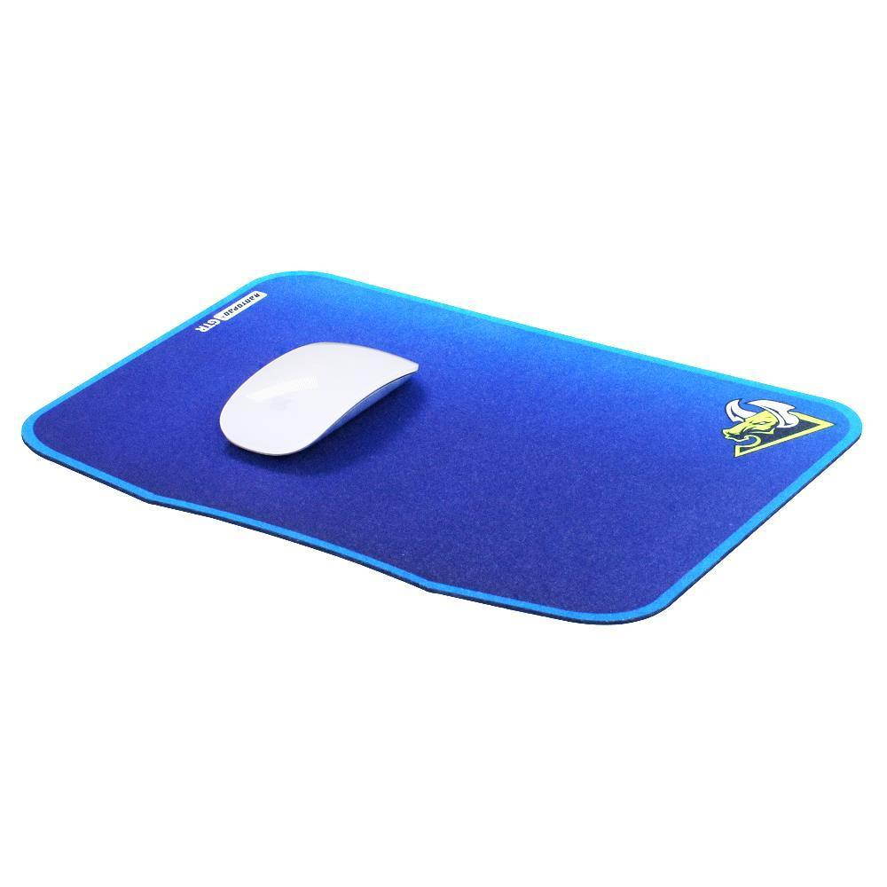 Rantopad GTR Plastic Gaming Mousepad - Anti-slip, Smooth & Durable Frosted Matte Carbon Resin Surface, Pro Gaming Essential, Made for Optical Mice, Large Size 13.8x9.5x0.09 in - Blue